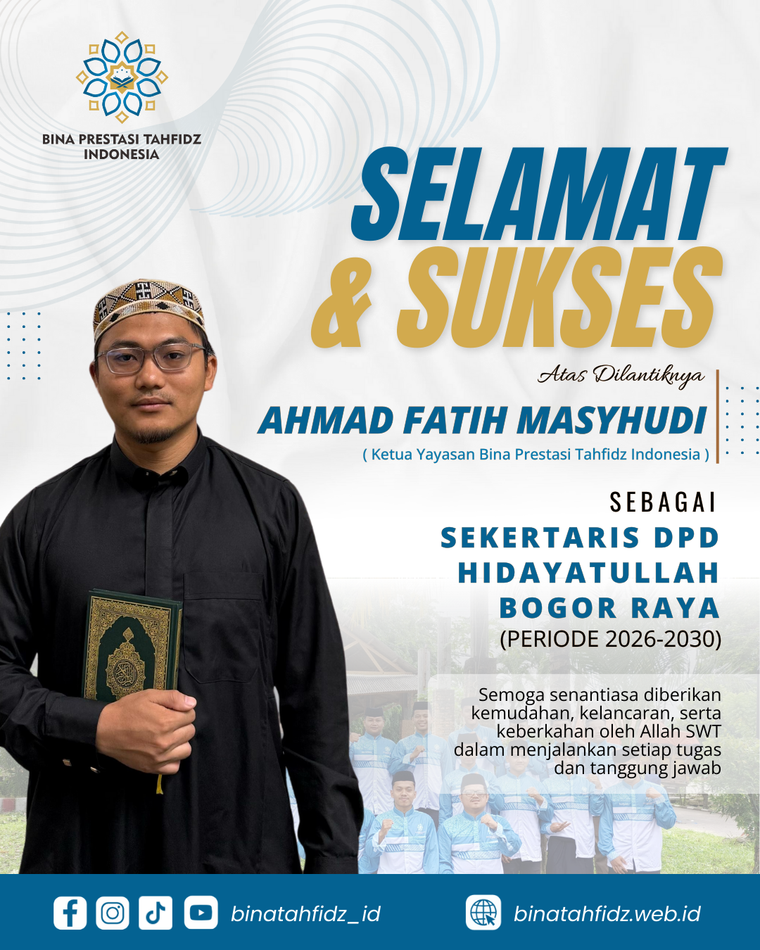 Ketua Yayasan YBP Terpilih sebagai Sekertaris DPD Hidayatulah Bogor Raya